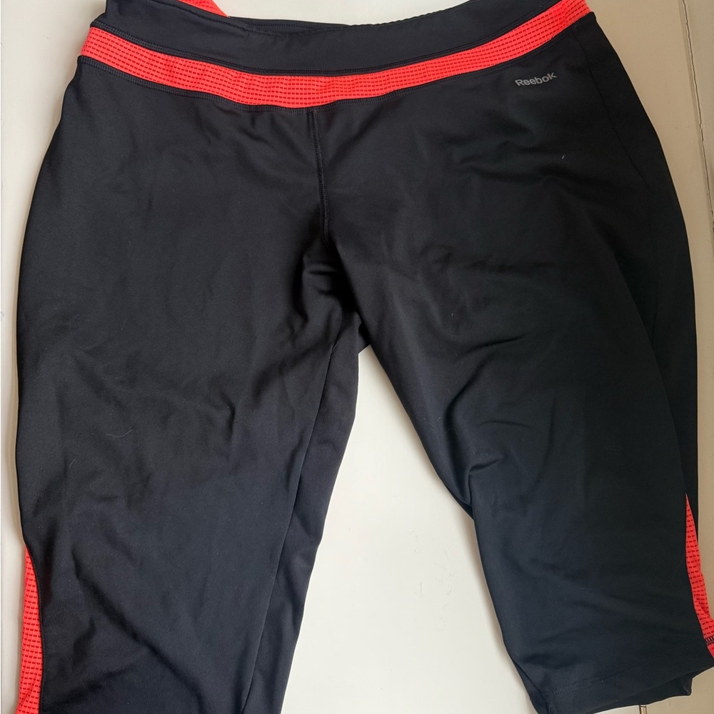 Black Reebok Capris